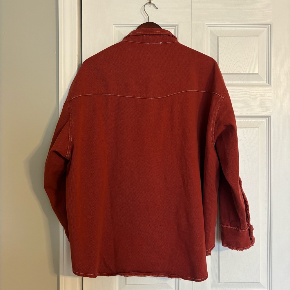 Red Denim Jacket - image 4